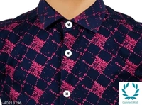 Made In The Shade 100% Cotton Boy's Shirt - 2-3 Years, Purple, Cotton, Pack of:1